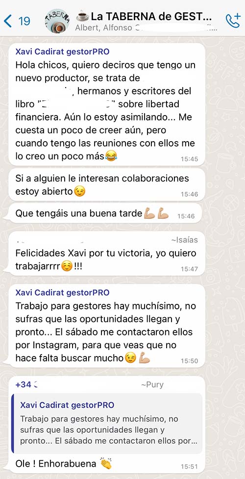 GPRO_TESTIMONIO_XAVI_TRABAJO EN METODO RICO